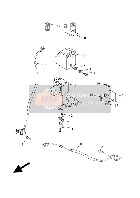 Yamaha YP250RA 2014 ELEKTRISCH 3 für ein 2014 Yamaha YP250RA